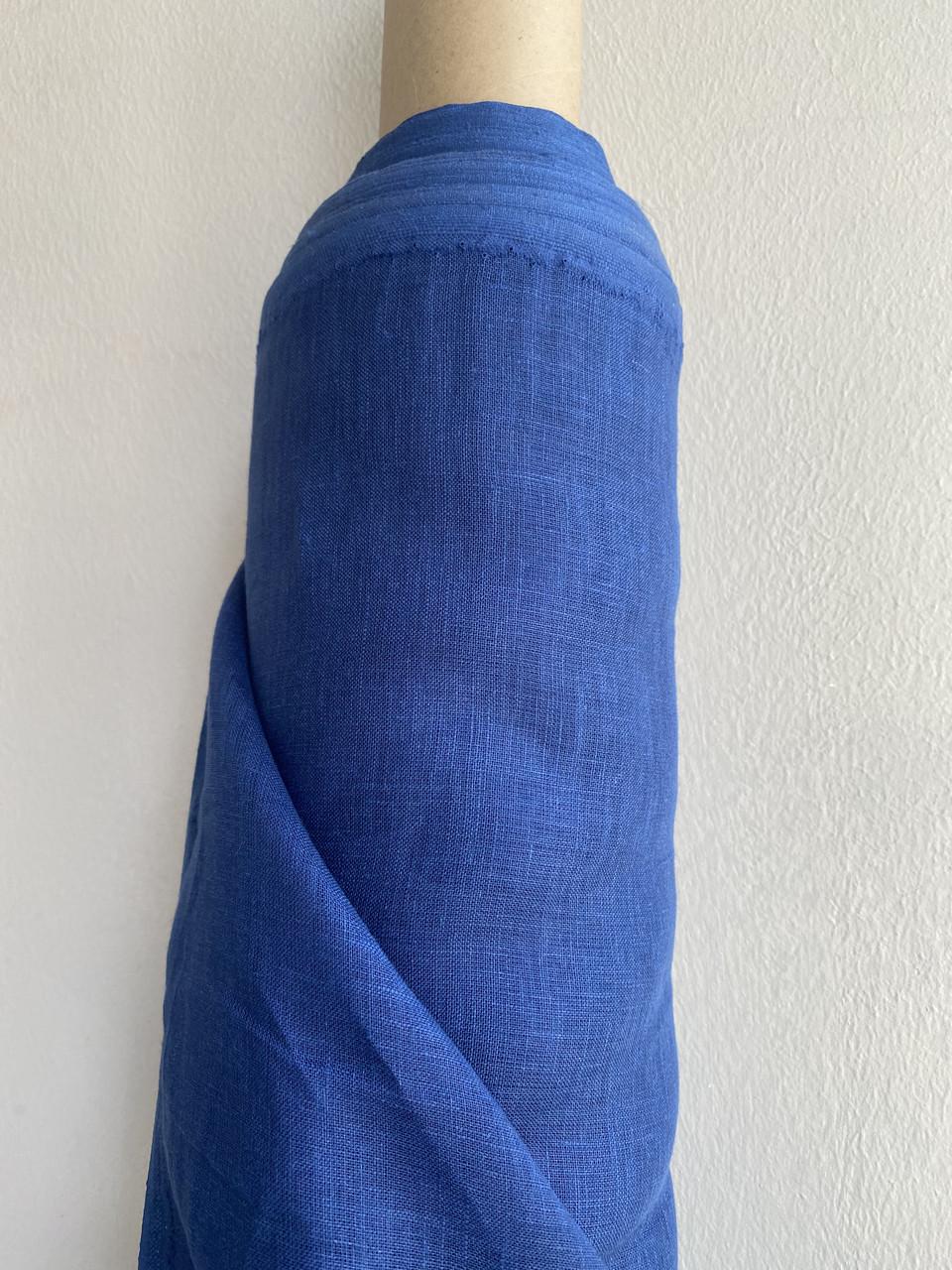 Ткань LINEN PLUS 100% лен 150 см 1/13 Синий - фото 3 Ткань LINEN PLUS 100% лен 150 см 1/13 Синий - фото 3