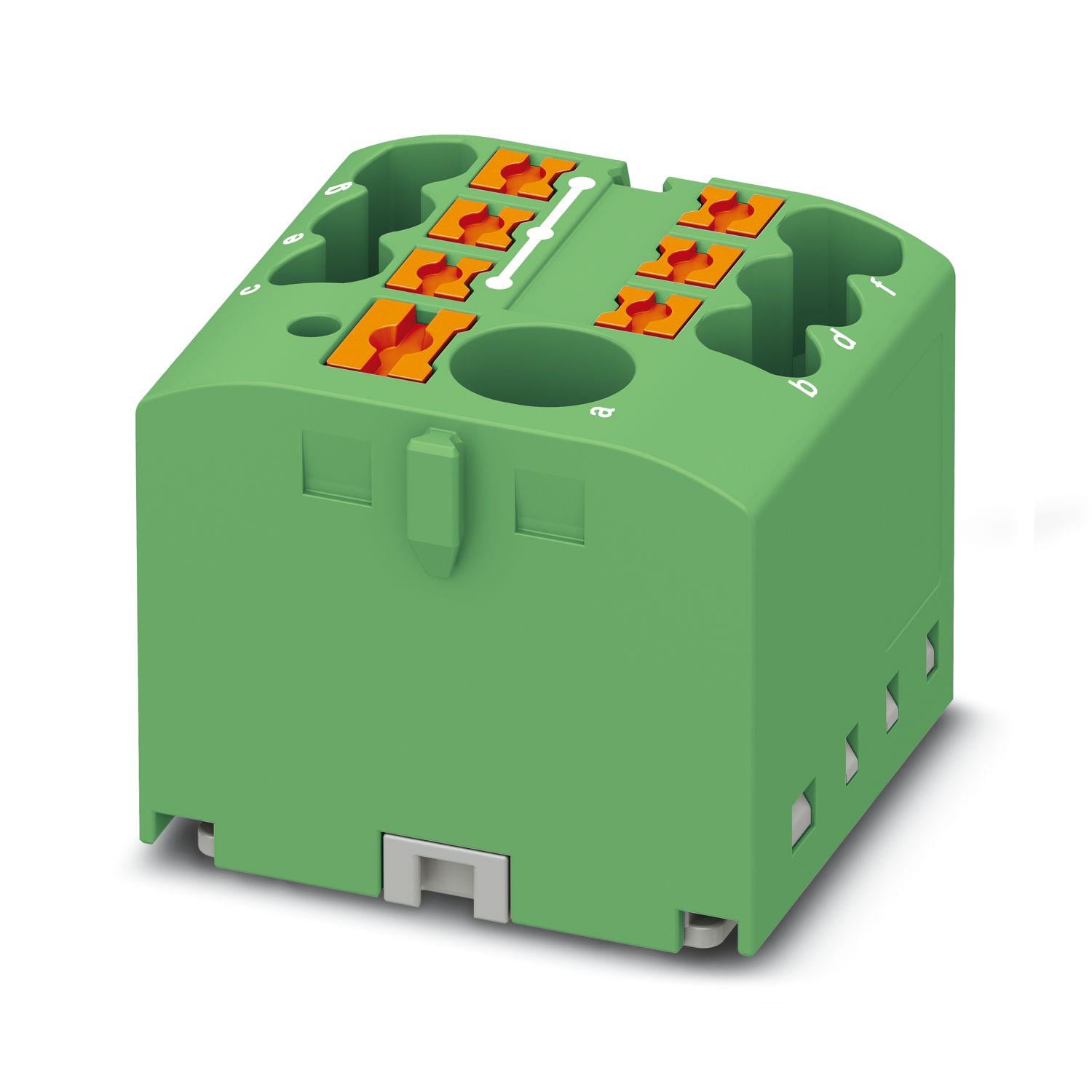 Блок распределительный Phoenix Contact PTFIX 6/6X2,5 GN Push-in 450В 24A Зеленый (3273338)