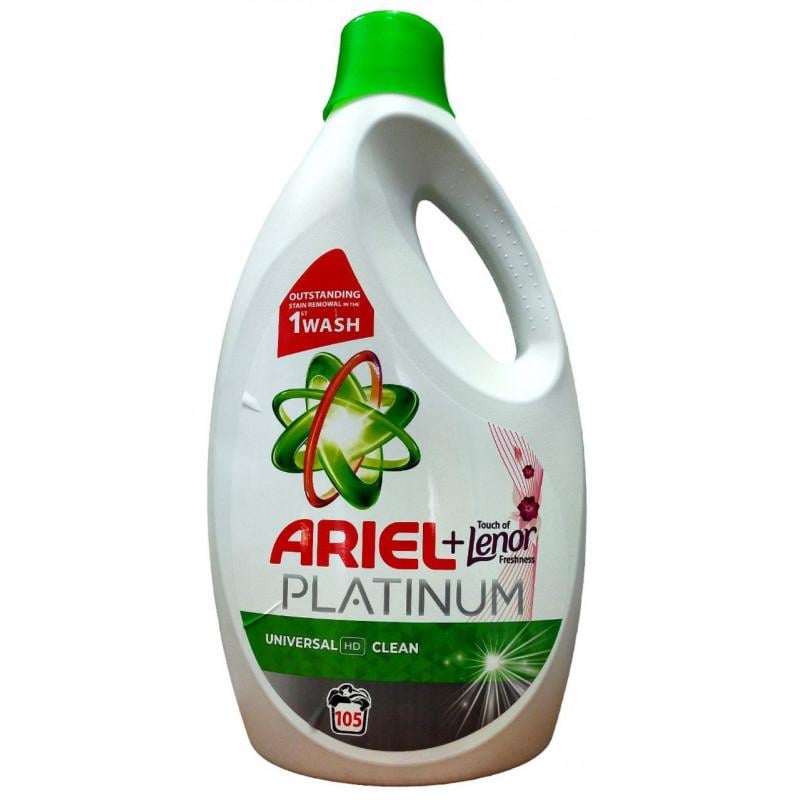 Гель для прання універсальний Ariel+Lenor Platinum 5,775 л 105 прань (00-00000071)