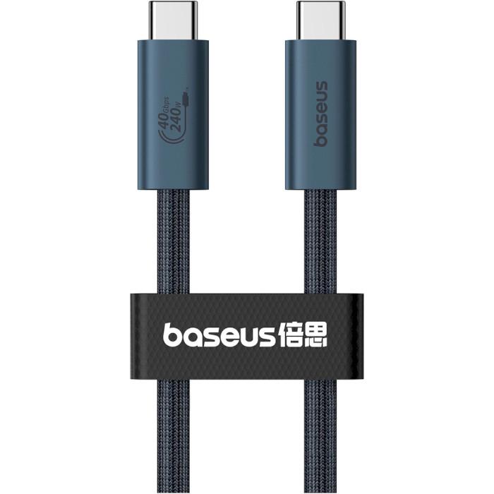 Кабель BASEUS Flash Series II Type-C USB4/240W 1 м Cluster Black (P10311803111-00)
