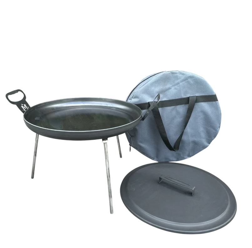 Сковорода с диска бороны з крышкой та чехлом 540х415х330 мм (SDR-40KCH) - фото 4 Сковорода с диска бороны з крышкой та чехлом 540х415х330 мм (SDR-40KCH) - фото 4