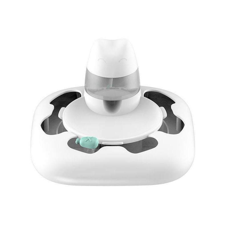 Игрушка-кормушка интерактивная RIAS EG-605 для животных USB 24x24x15 см White (3_06901)