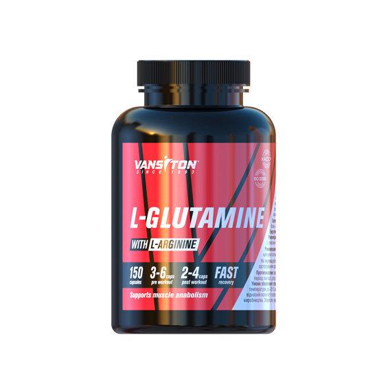 Глютамин для спорта Vansiton L-Glutamine 150 Caps