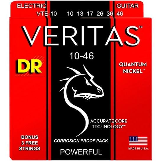 Струни DR Veritas VTE-10 Quantum Nickel Medium 10-46 (996)