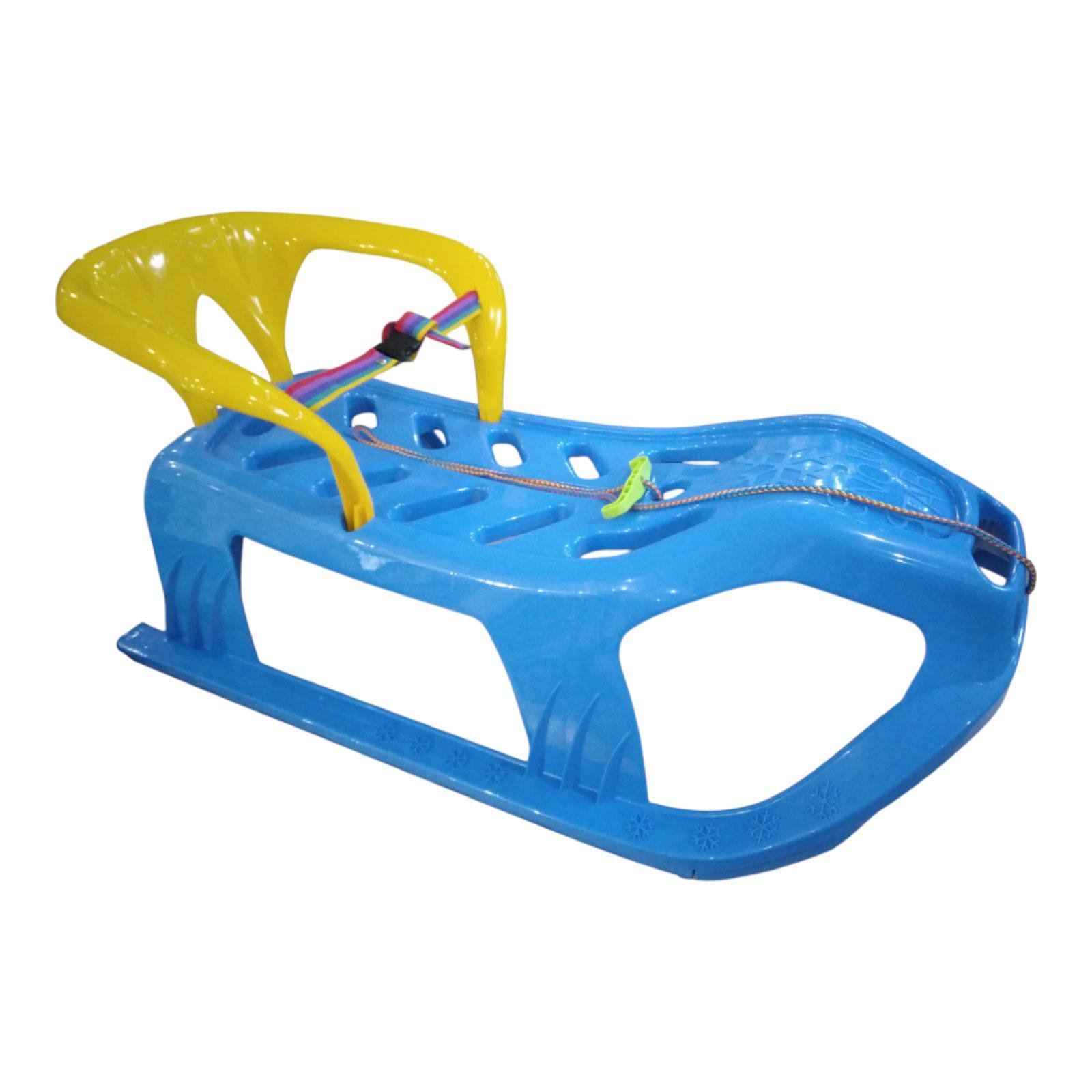 Санки-дитячі зі спинкою Marmat Snow Star Синій (11119) - фото 6