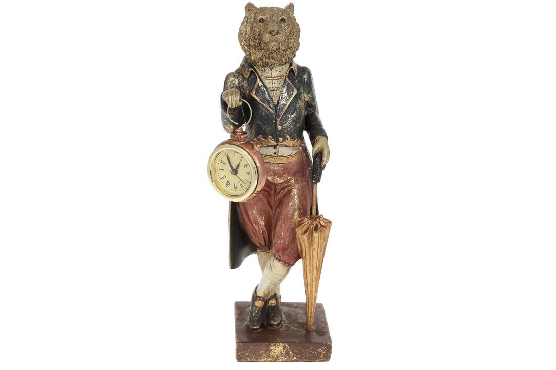 Декоративная статуэтка с часами BonaDi Тигр (419-275)