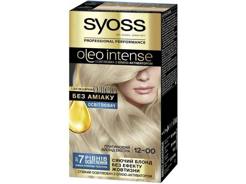 Краска для волос SYOSS Oleo Intense 12-00 Платиновый блонд (841960)