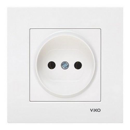 Розетка Viko Karre без заземления Белый (21059-е)
