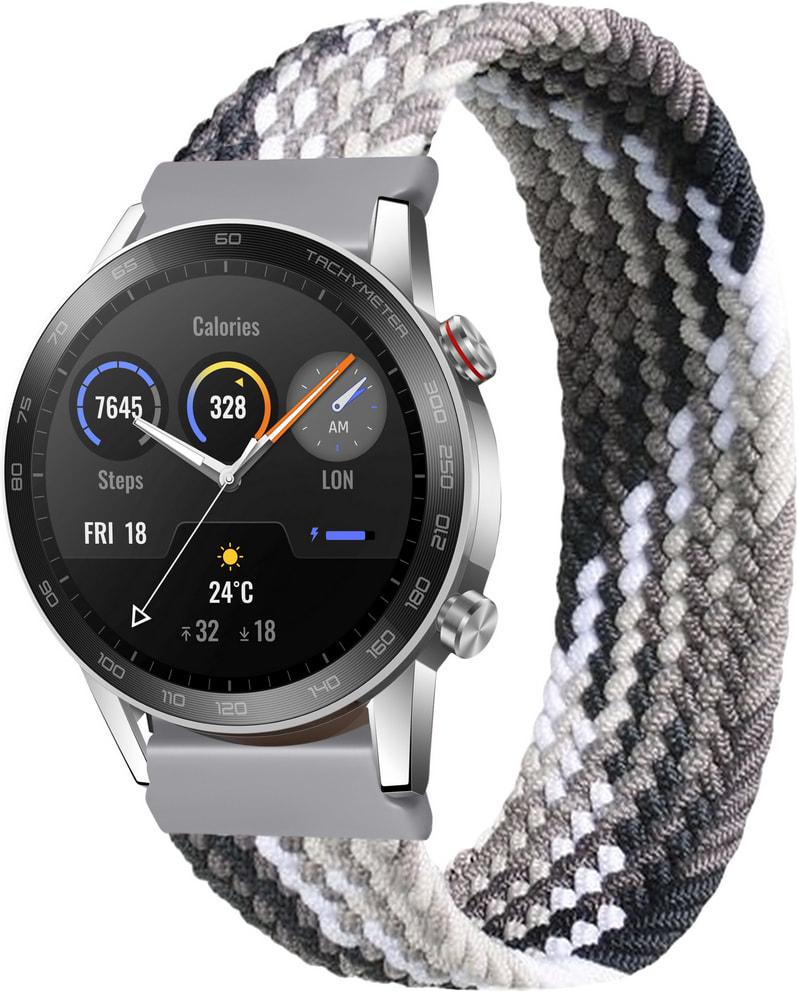 Ремешок Solo Loop Multi для Honor Magic Watch 2 46 мм (135 мм) Black Silver (33742-03)