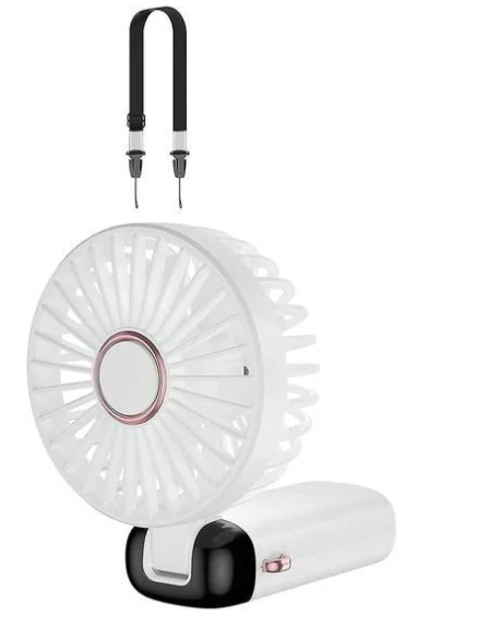 Вентилятор портативний ручний USB з дисплеєм переносний 5в1 (2669521461) - фото 2 Вентилятор портативний ручний USB з дисплеєм переносний 5в1 (2669521461) - фото 2