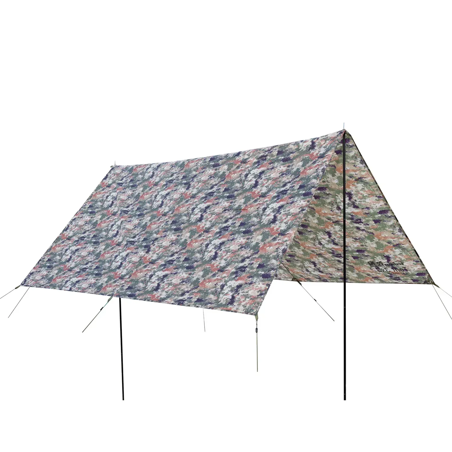 Тент туристический Tramp Tent со стойками от дождя и солнца 3x3 м Green (UTRT-104-camo)