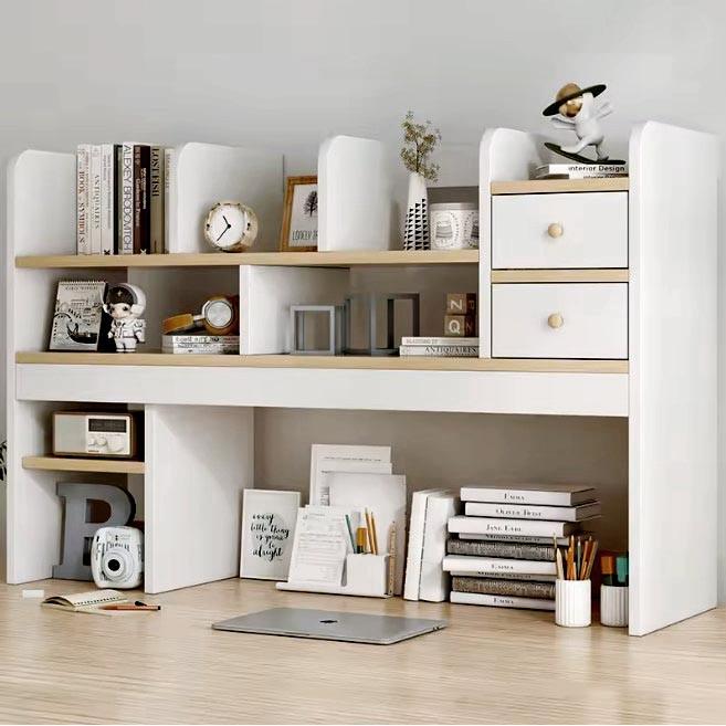 Полка-надстройка настольная из дерева Равиндо зефир-бланже (АКД-00972001)