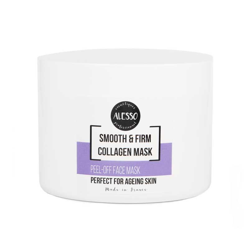 Альгінатна маска ALESSO Smooth & Firm Collagen Mask колагенова проти набряклості шкіри 200 г (3273629265434)