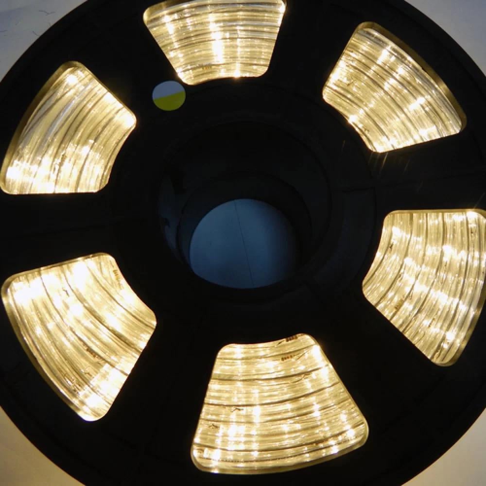 Гирлянда дюралайт шнур 100 м Теплый белый (1-151/1-26)