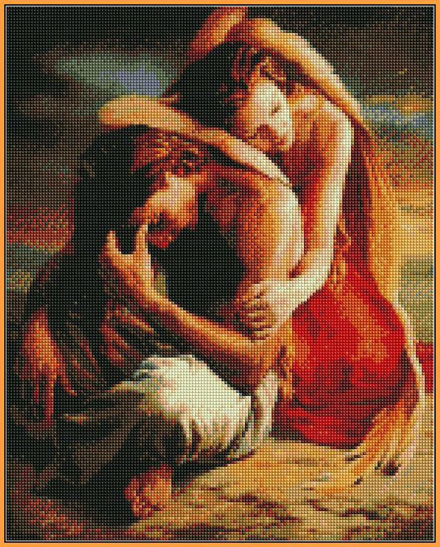 Алмазная мозаика Babylon Ангел хранитель 40x50 см (ST2132)