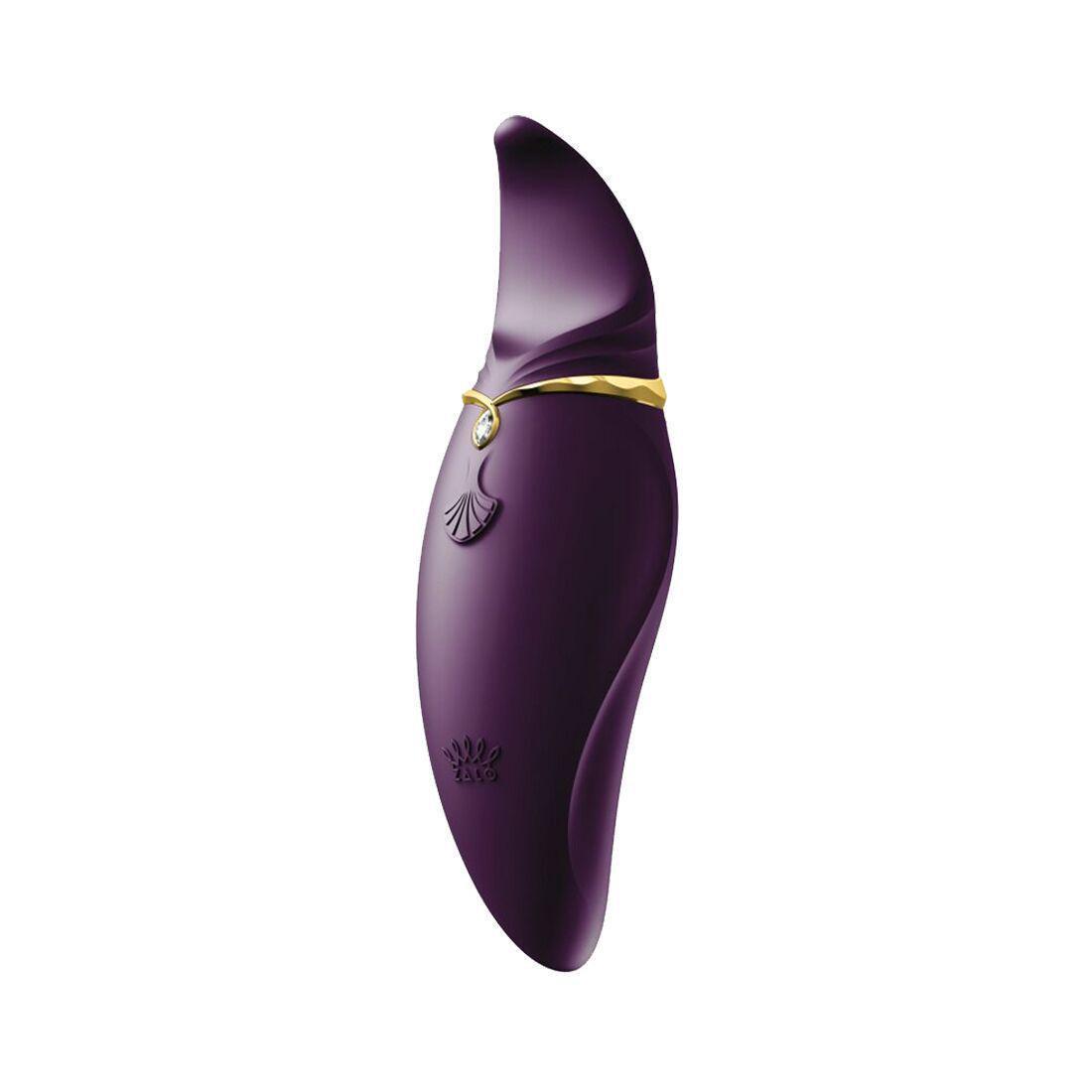 Вибратор с язычком Zalo Hero Twilight 2в1 кристалл Swarovski Purple (SO6661) Вибратор с язычком Zalo Hero Twilight 2в1 кристалл Swarovski Purple (SO6661)