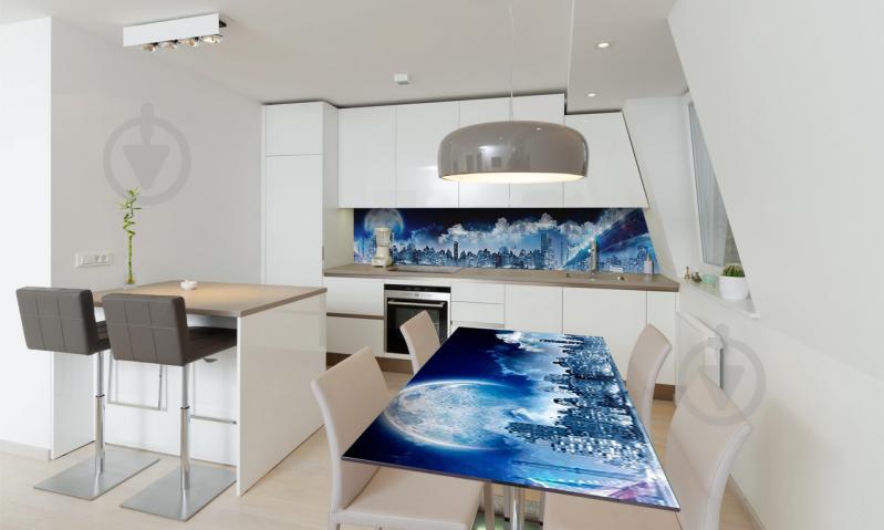 Наклейка виниловая на стол Zatarga «Космический мост» 600х1200 мм Z180402st