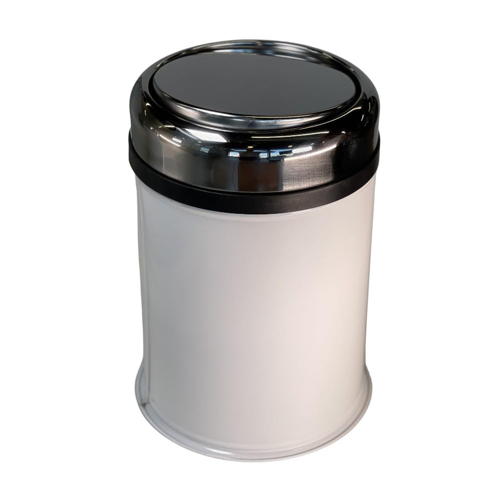 Ведро для мусора с поворотной крышкой MAXIFLOW 8 л Белый (4513.0000В.101.08)