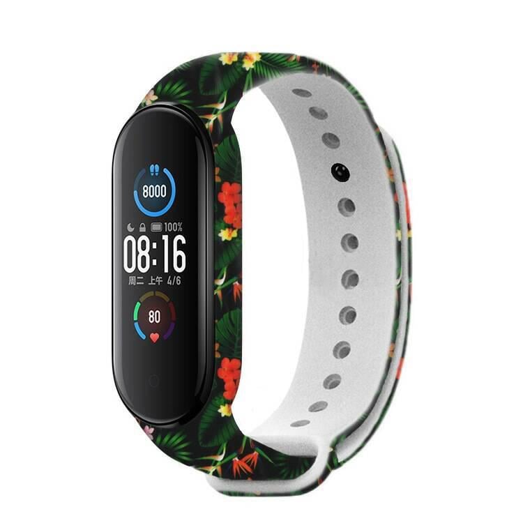 Ремешок MRK Tropic для фитнес браслета Xiaomi Mi Band 6/5 силиконовый (11)