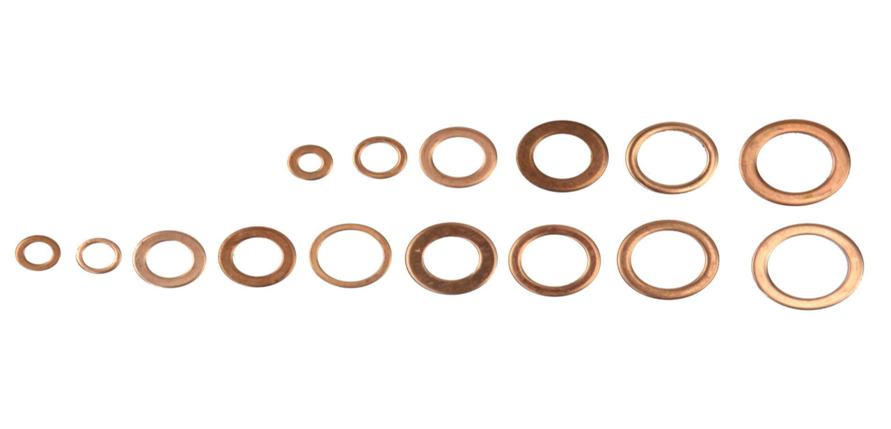 Набір мідних каблучок 150 шт. REWOLT (T5912) - фото 2