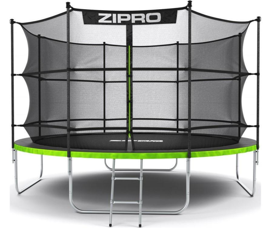 Батут із внутрішньою сіткою Zipro Jump Pro 12 футів 374 см Чорно-зелений (5902659840684) Батут із внутрішньою сіткою Zipro Jump Pro 12 футів 374 см Чорно-зелений (5902659840684)