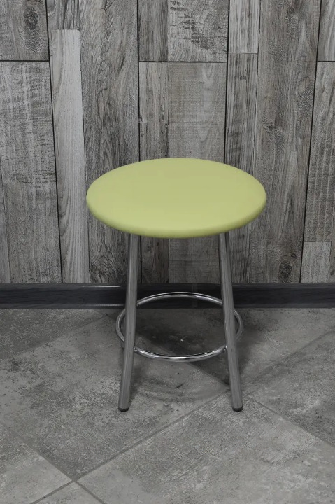 Табурет кухонний Муза з м'яким сидінням 30х45 см Салатовий/Хром (28374220)
