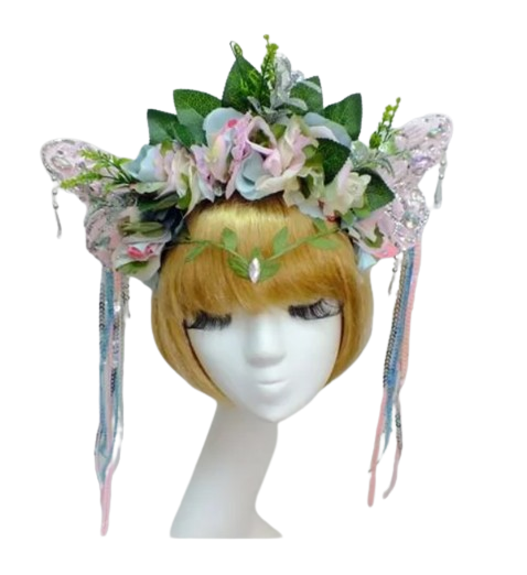 Обруч Фея Butterfly Seta Decor 18-927PN с фатой