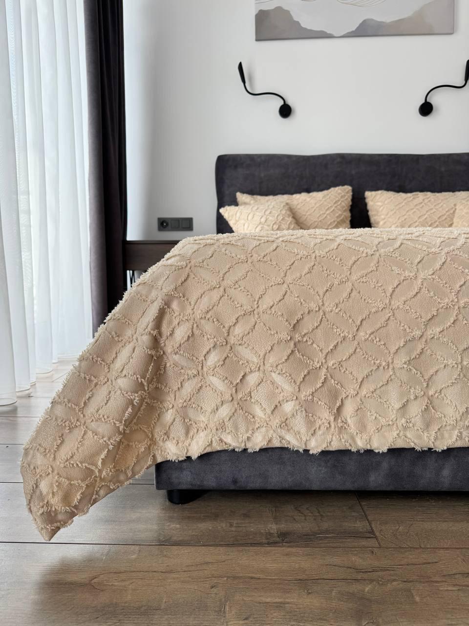 Покрывало Фрея 220x250 см Бежевый (21621-4-220x250cm) - фото 5