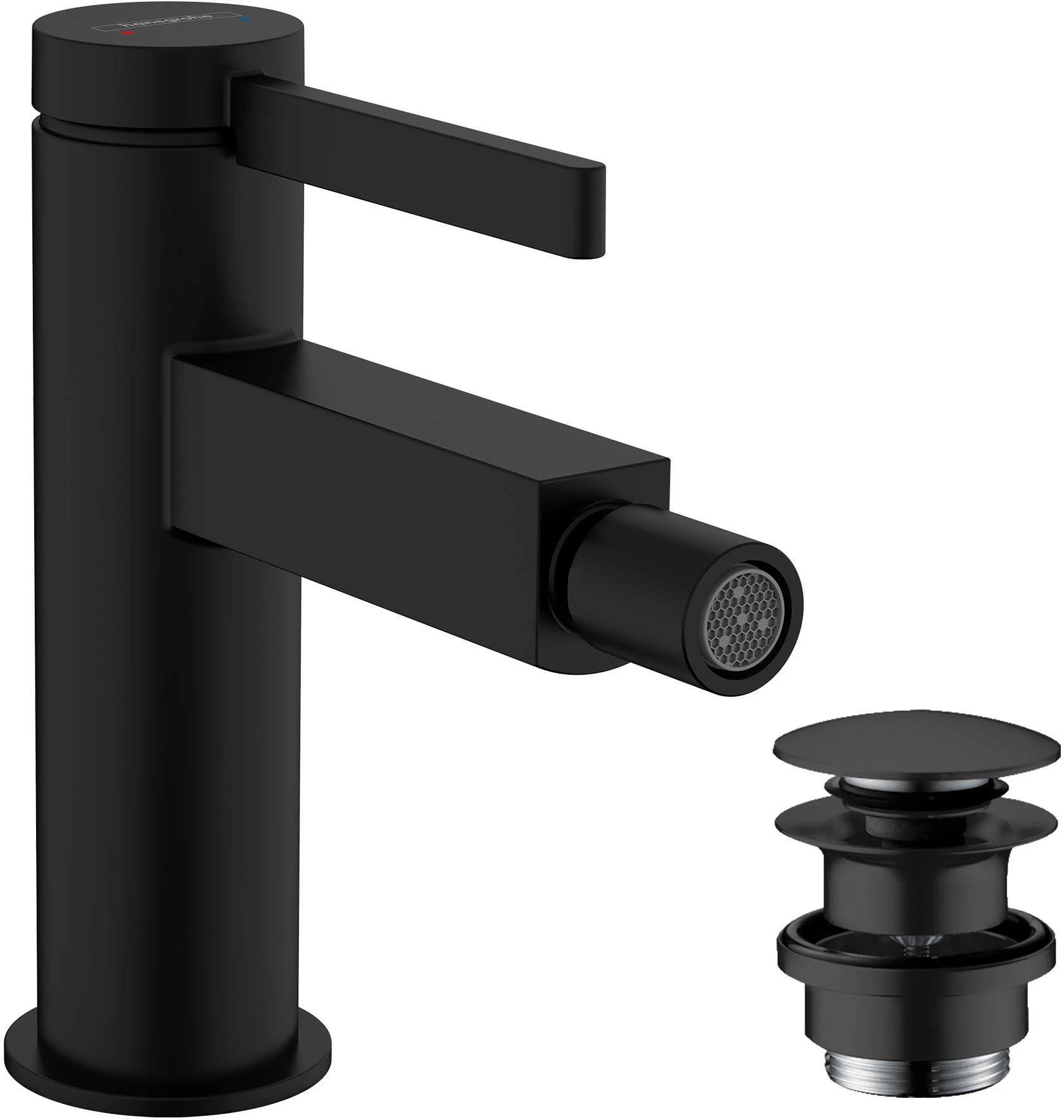 Смеситель для биде Hansgrohe Finoris Черный матовый (76200670)