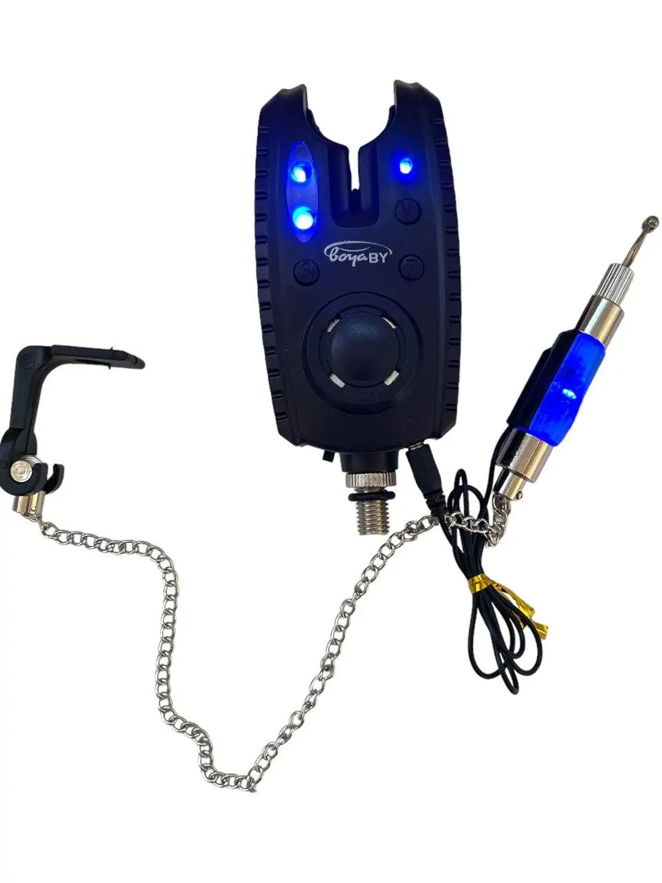 Набір сигналізаторів клювання BoyaBY Carp Sensor YL-6 та свінгери на ланцюжку 4 шт. Чорний/Різнокольоровий (1976455124) - фото 3