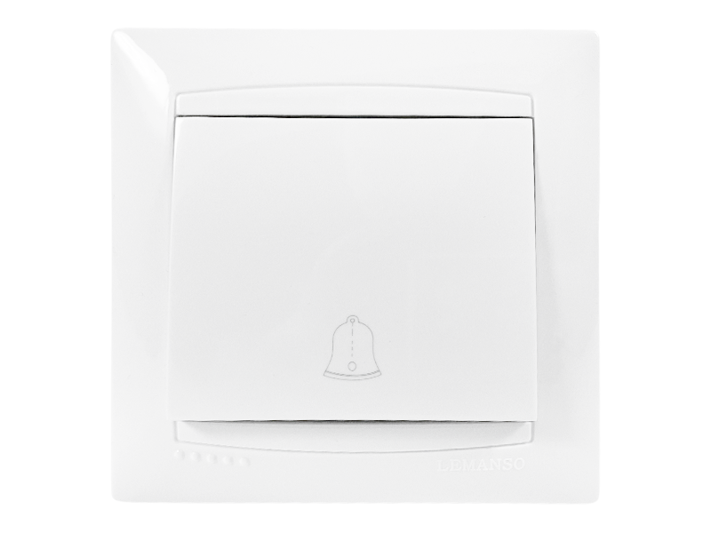 Кнопка звонка Lemanso LMR1010 Белый Сакура (9243) Кнопка звонка Lemanso LMR1010 Белый Сакура (9243)