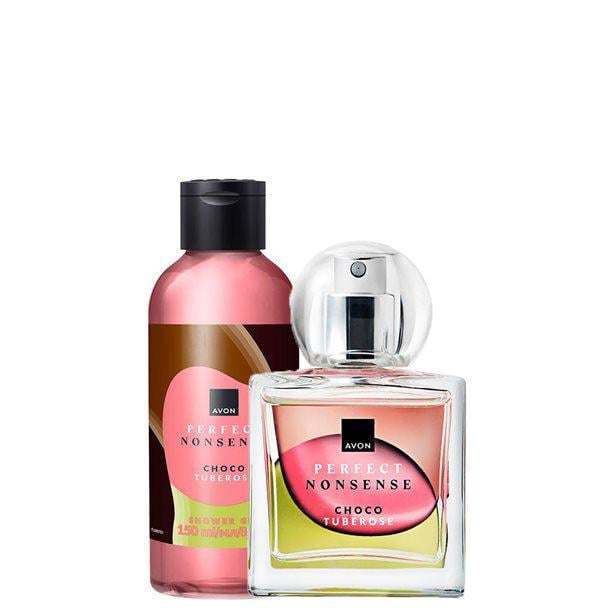 Набор Avon Perfect Nonsense Choco Tuberose 50 мл sh/gel 150 мл (84946831)