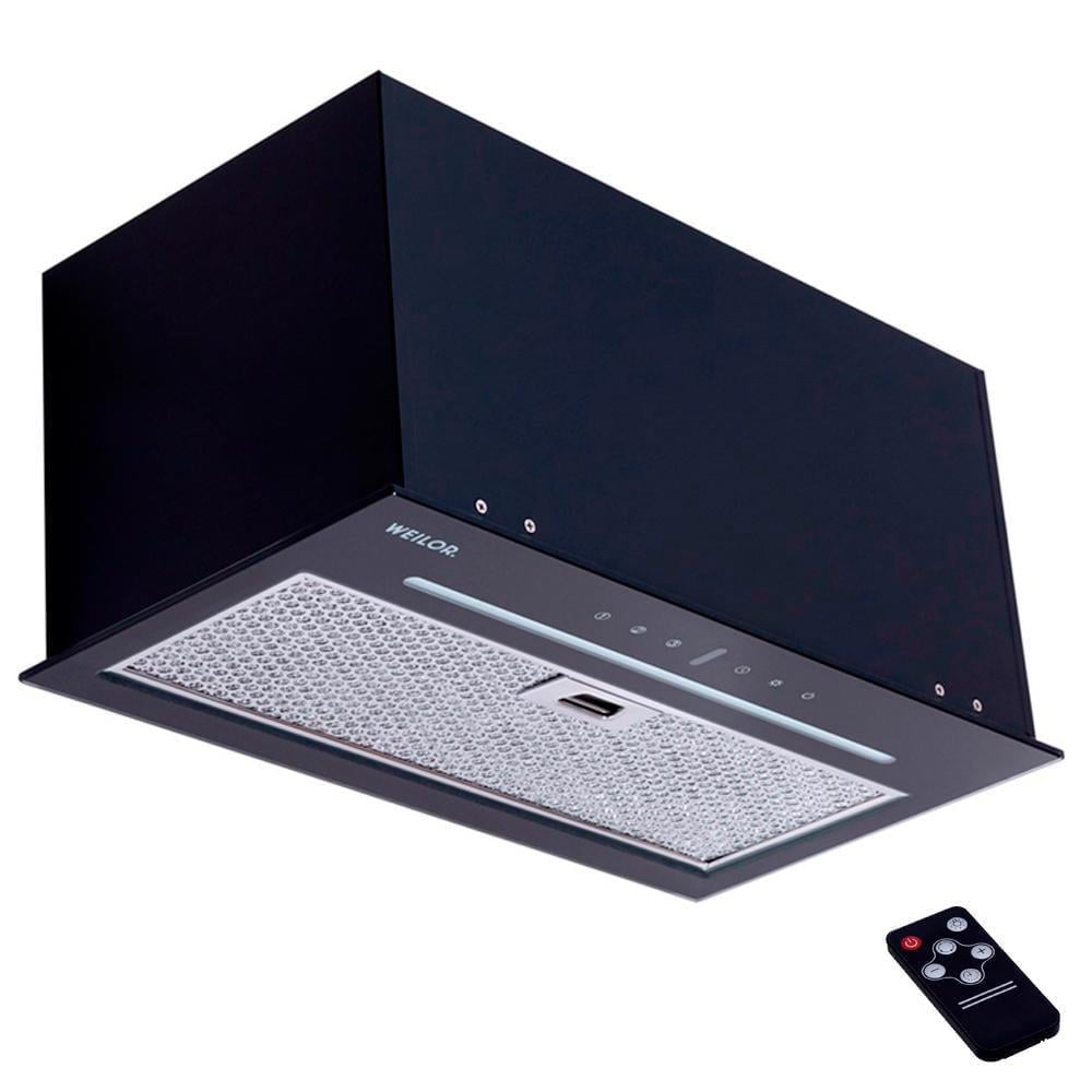 Вытяжка Weilor PBSR 52301 GLASS BL 1100 LED Strip Черный (5902767904940)