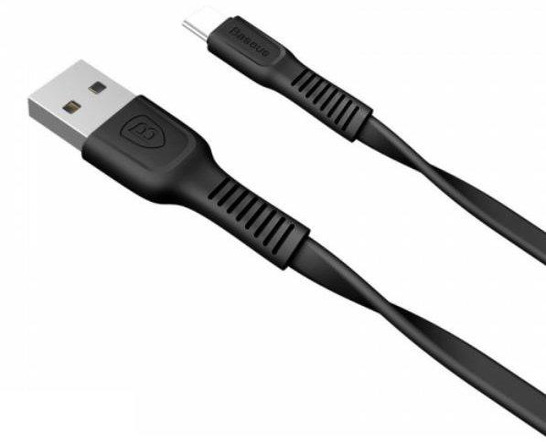 Кабель Baseus Tough USB 2,0 to Type-C 2A 1 м Чорний (CATZY-B01)