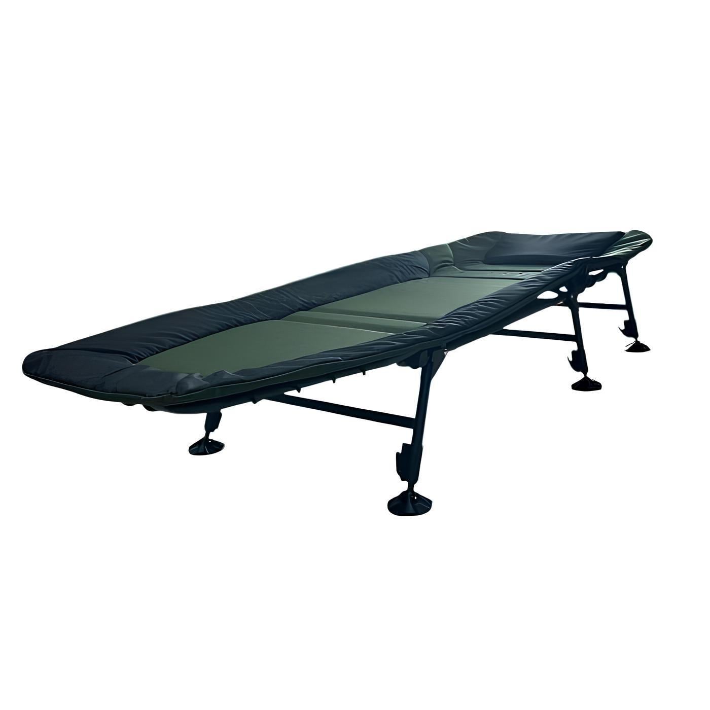 Раскладушка усиленная туристическая/рыбацкая 195x75x40 см (JAT-032C ws)