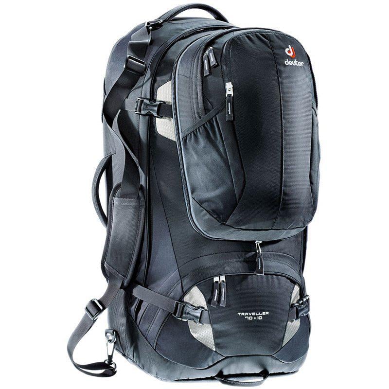 Рюкзак туристичний Deuter Traveller 70+10 л Black/Silver (35101157400) - фото 1