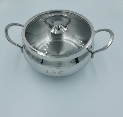 Каструля OMS з нержавіючої сталі з кришкою 0,9 л (30067311) - фото 5 Каструля OMS з нержавіючої сталі з кришкою 0,9 л (30067311) - фото 5