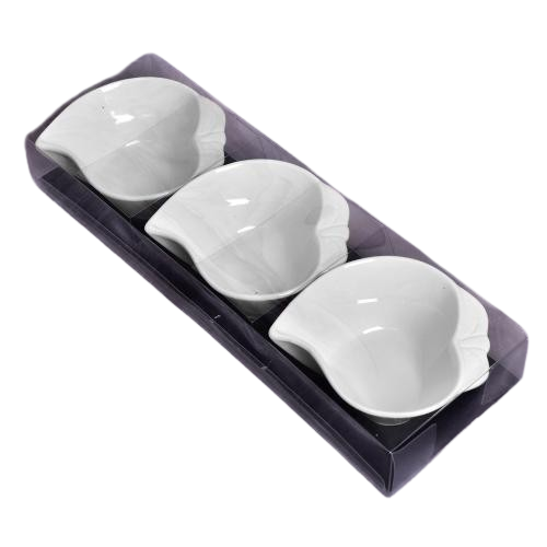 Набір порцелянових соусниць Stenson R91896 3 шт. (13464387)