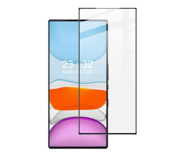Закаленное защитное стекло Full Screen Tempered Glass для ZTE nubia Red Magic 9 Pro / Red Magic 9 Pro Plus, Black