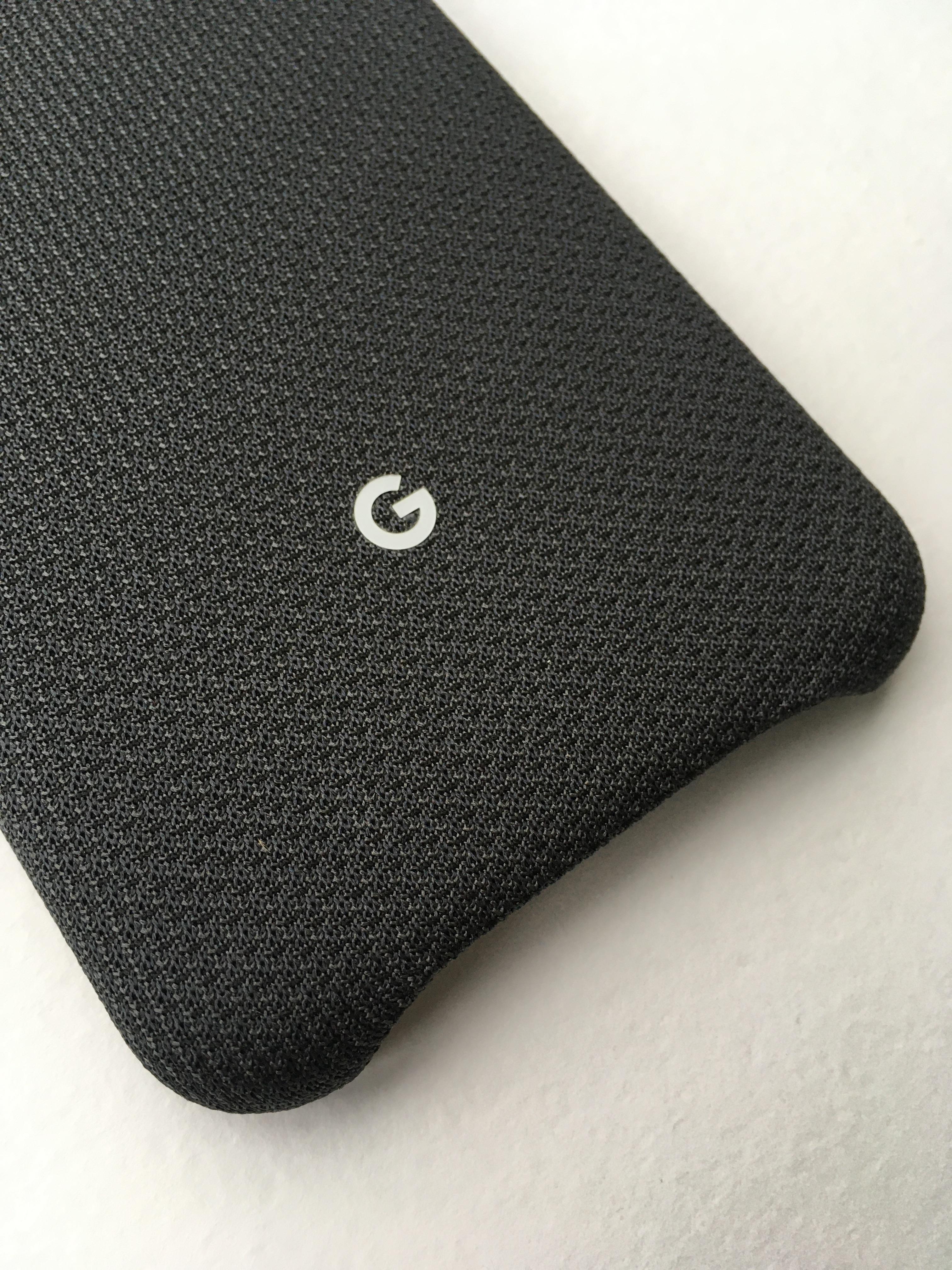 Противоударный чехол Soft Knit Fabric Case GA01276 для Google Pixel 4 XL Black - фото 6