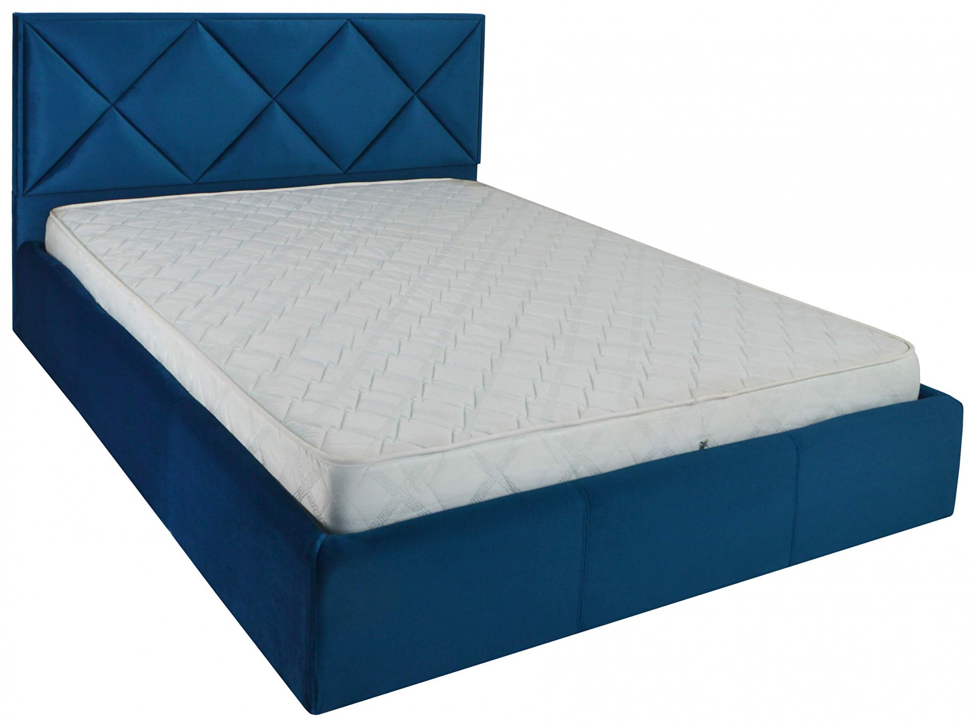 Кровать двуспальная Leeds VIP Missoni 017 160х200 см Синий