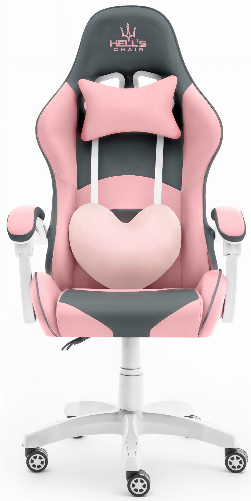 Кресло геймерское Hell's Chair Rainbow Plus-1156 Pink