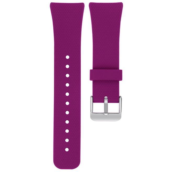 Силиконовый ремешок Primo Classic для Samsung Gear Fit 2/Fit 2 Pro SM-R360/R365 Purple Shape (892591355)