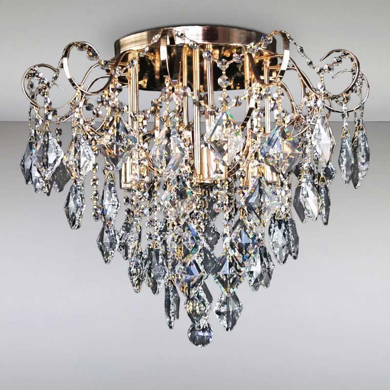 Люстра потолочная хрустальная Light House NM-15655/6 Золото (16170)