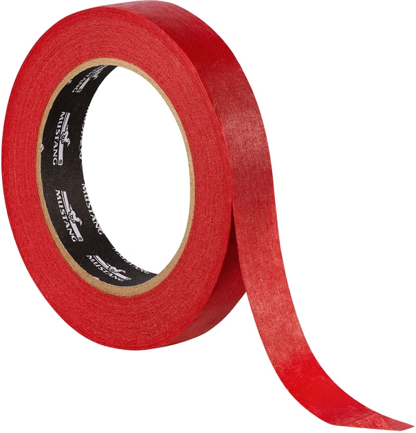 Малярная лента Mustang Da Vinci Red рисовая 19 мм х 50 м Красный - фото 2 Малярная лента Mustang Da Vinci Red рисовая 19 мм х 50 м Красный - фото 2