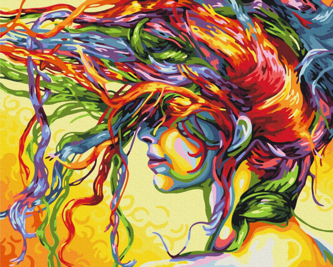 Картина по номерам Brushme Премиум Девушка Арт 40x50 см (PBS28421)