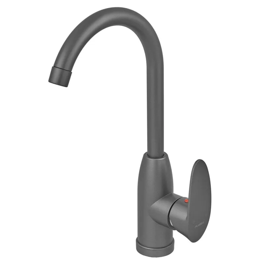 Смеситель для кухни с подводом PLAMIX CEZAR-011-B Graphite (PM0695)