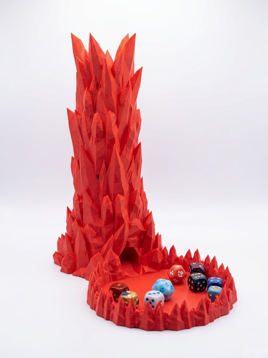 Башня для кубиков Кристаллическая Dice Tower Хрустальный Шпиль Красный (0697-1) Башня для кубиков Кристаллическая Dice Tower Хрустальный Шпиль Красный (0697-1)