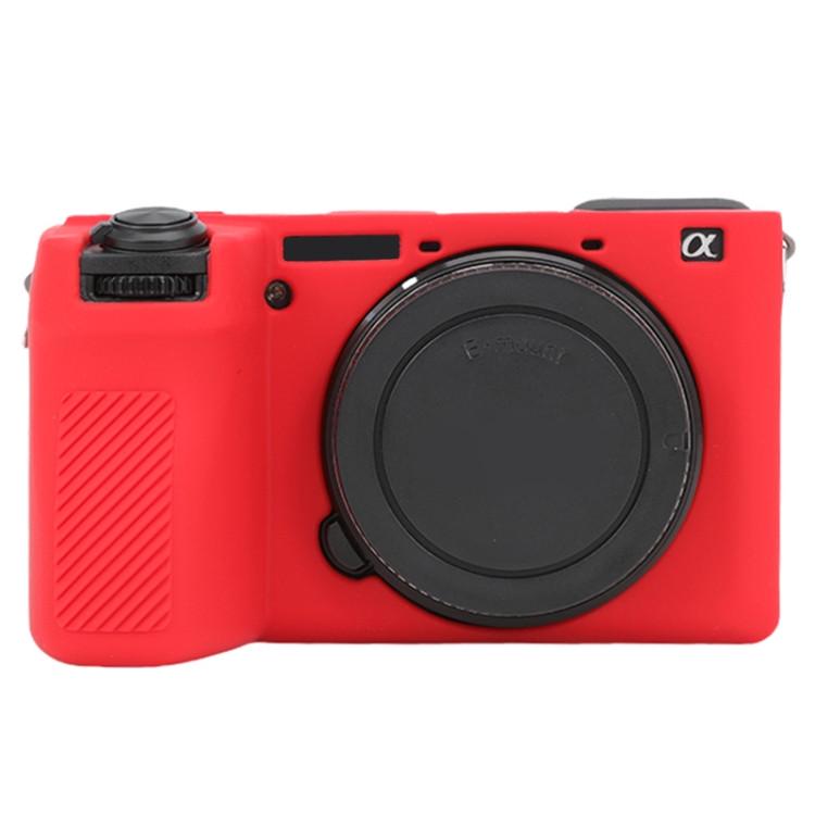 Чехол для фотоаппаратов SONY A6700 защитный силиконовый Красный