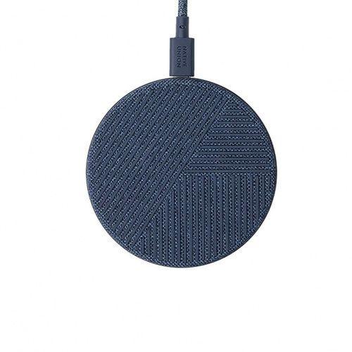 Зарядное устройство беспроводное Native Union Drop Wireless Charger Fabric Drop -IND-FB-V2 Indigo